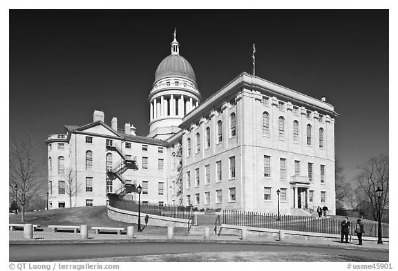 Maine State Capitol. Augusta, Maine, USA