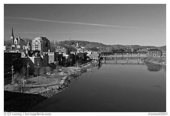 Kennebec River. Augusta, Maine, USA