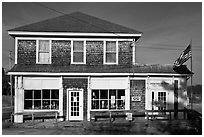 Post office. Corea, Maine, USA (black and white)