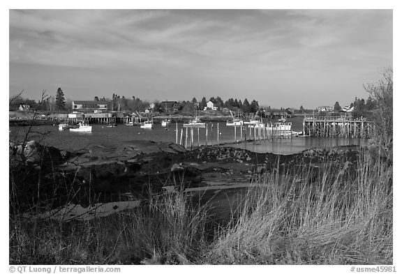 Traditional lobstering village. Corea, Maine, USA