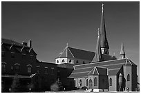 Cathedral. Portland, Maine, USA ( black and white)