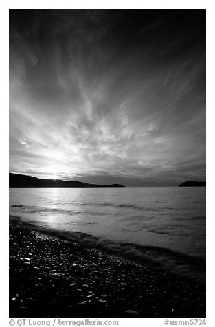 Lake Superior at Sunrise near Grand Portage. Minnesota, USA