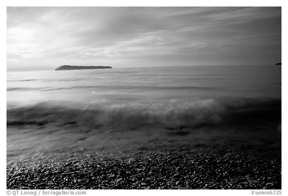 Lake Superior at Sunrise near Grand Portage. Minnesota, USA