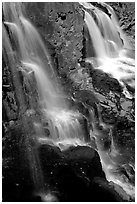 Goosebery Falls, Goosebery State Park. Minnesota, USA (black and white)