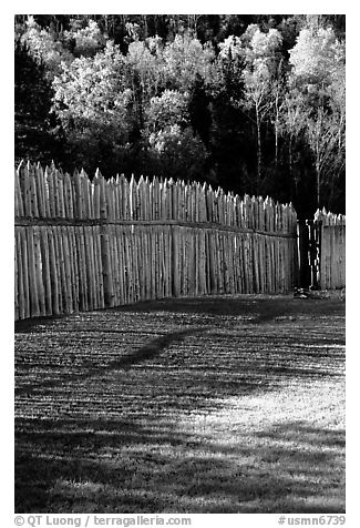 Fence, Grand Portage National Monument. Minnesota, USA