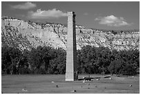 De Mores Packing Plant, Medora. North Dakota, USA ( black and white)