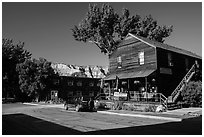 General store, Medora. North Dakota, USA (black and white)