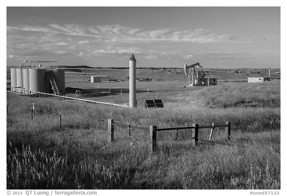 Jack pump. North Dakota, USA