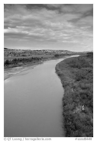 Little Missouri River. North Dakota, USA