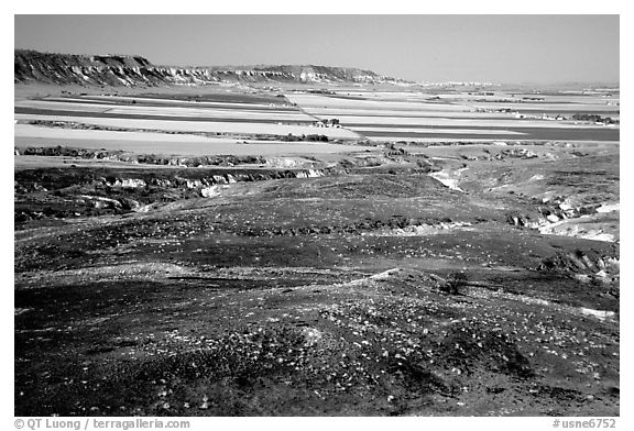 Plains seen from Scotts Bluff. Scotts Bluff National Monument. South Dakota, USA