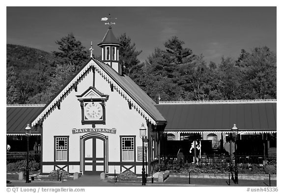 Historic train station. New Hampshire, USA