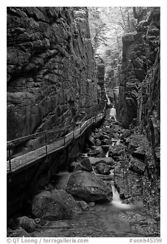 Flume Gorge, Franconia Notch State Park. New Hampshire, USA