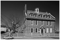 Warner House. Portsmouth, New Hampshire, USA (black and white)