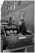 Farmers market. Concord, New Hampshire, USA ( black and white)