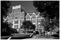 City University of New York. NYC, New York, USA (black and white)