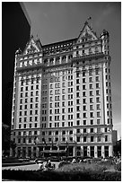 Plaza Hotel. NYC, New York, USA ( black and white)