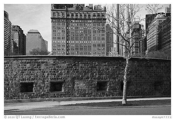 Castle Clinton in Battery Park, Castle Clinton National Monument. NYC, New York, USA