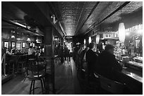 Inside Stonewall Inn, Stonewall National Monument. NYC, New York, USA ( black and white)