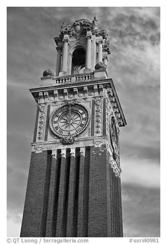 Carrie Tower, at sunset, Brown University. Providence, Rhode Island, USA