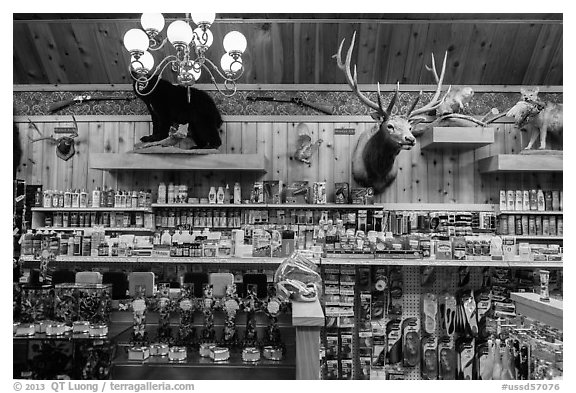 Inside Wall Drug Store, Wall. South Dakota, USA