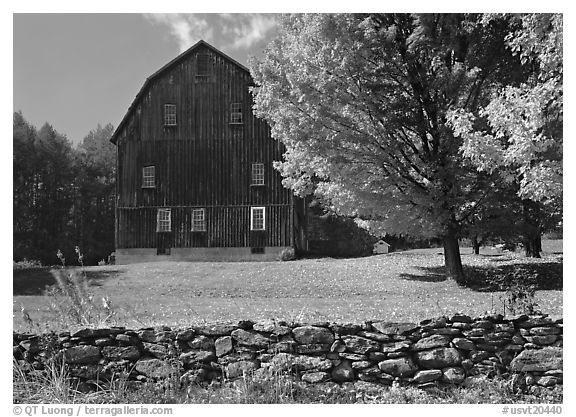 Lee Farm on Ridge Road. Vermont, New England, USA