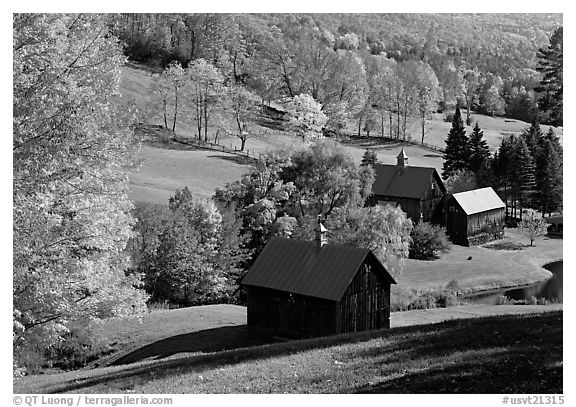 Sleepy Hollow Farm near Woodstock. Vermont, New England, USA