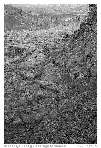 Mouth of North Crater. Craters of the Moon National Monument and Preserve, Idaho, USA