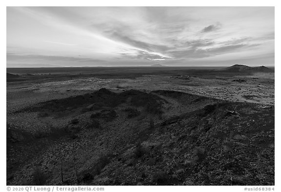 Sunrise from Echo Crater. Craters of the Moon National Monument and Preserve, Idaho, USA
