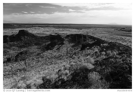 Collapsed side of Echo Crater. Craters of the Moon National Monument and Preserve, Idaho, USA