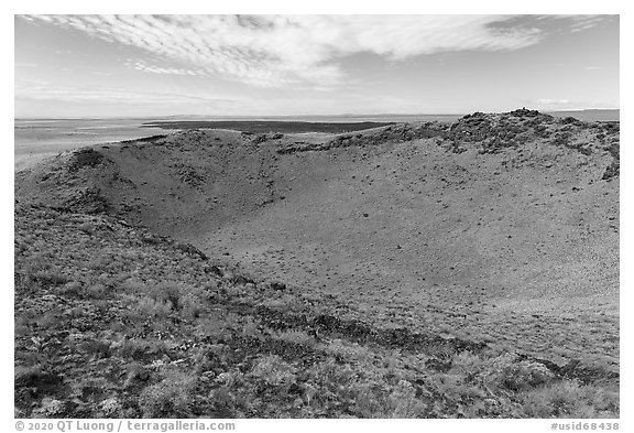 Bear Den Butte cinder cone crater. Craters of the Moon National Monument and Preserve, Idaho, USA