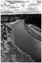 Snake River. Idaho, USA (black and white)