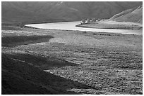 Plain from Hole-in-the-Wall. Upper Missouri River Breaks National Monument, Montana, USA ( black and white)