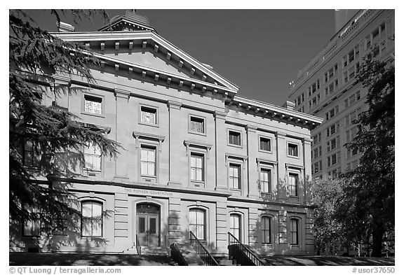 Pioneer Courthouse. Portland, Oregon, USA