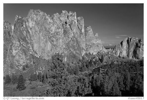 Cliffs called the Phoenix. Smith Rock State Park, Oregon, USA