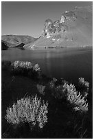 Owyhee Reservoir, Leslie Gulch. Oregon, USA ( black and white)