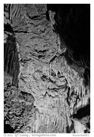 Close-up of flowstone, Oregon Caves. Oregon, USA
