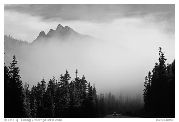 North Cascades Highway below Washington Pass. Washington