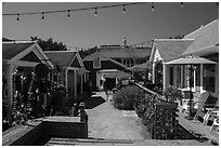 Shops, Eastsound, Orcas Island. Washington ( black and white)