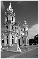 Cathedral Nuestra Senora de Guadalupe, Ponce. Puerto Rico ( black and white)