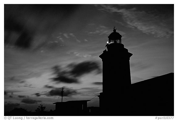 Lighthouse at dusk, Cabo Rojo. Puerto Rico