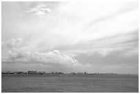 Skyline. San Juan, Puerto Rico (black and white)