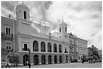 Town Hall. San Juan, Puerto Rico (black and white)