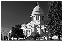 Arkansas State Capitol. Little Rock, Arkansas, USA (black and white)