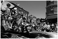 Power rangers, Magic Kingdom Theme park. Orlando, Florida, USA (black and white)