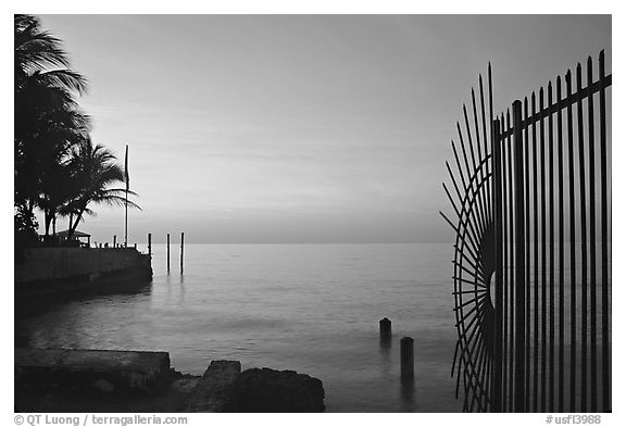 Sunrise near  Southermost point in the continental US. Key West, Florida, USA