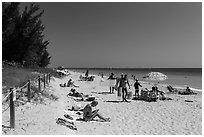 Captiva Beach, Captiva Island. Florida, USA ( black and white)