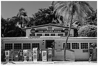 General store, Captiva Island. Florida, USA (black and white)