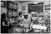 Inside key line pine factory. Key West, Florida, USA ( black and white)