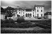 Vizcaya Museum and Gardens, Coconut Grove, Miami. Florida, USA ( black and white)