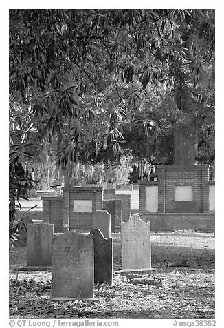 Colonial park cemetery. Savannah, Georgia, USA